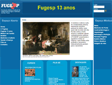 Tablet Screenshot of fugesp.org.br